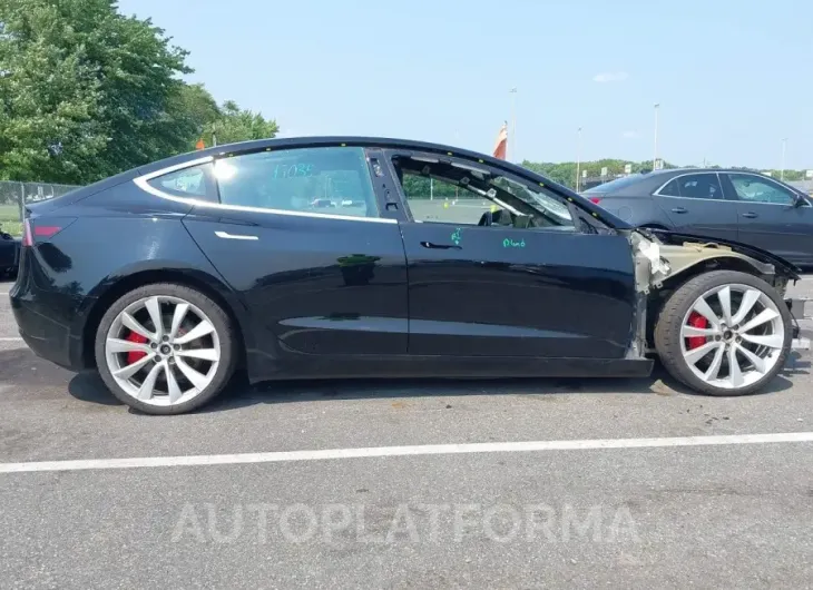 TESLA MODEL 3 2019 vin 5YJ3E1EB9KF213967 from auto auction Iaai