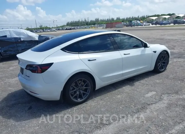 TESLA MODEL 3 2022 vin 5YJ3E1EBXNF332969 from auto auction Iaai