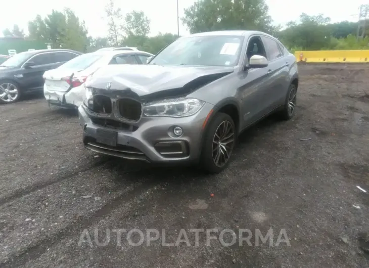 BMW X6 2017 vin 5UXKU2C33H0U29853 from auto auction Iaai