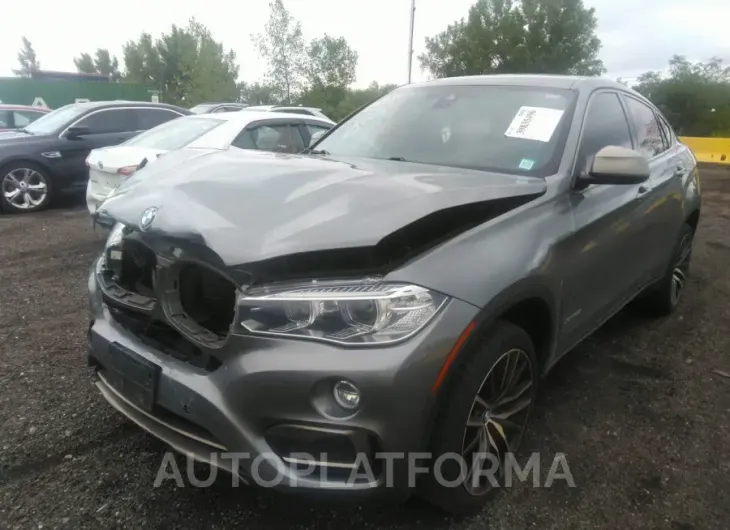 BMW X6 2017 vin 5UXKU2C33H0U29853 from auto auction Iaai