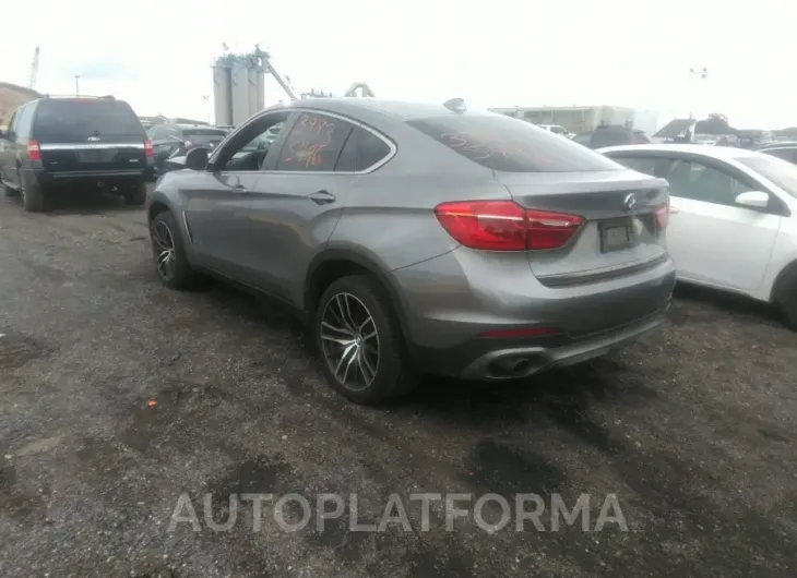 BMW X6 2017 vin 5UXKU2C33H0U29853 from auto auction Iaai