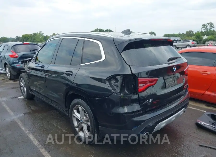 BMW X3 2021 vin 5UXTY5C00M9G21286 from auto auction Iaai