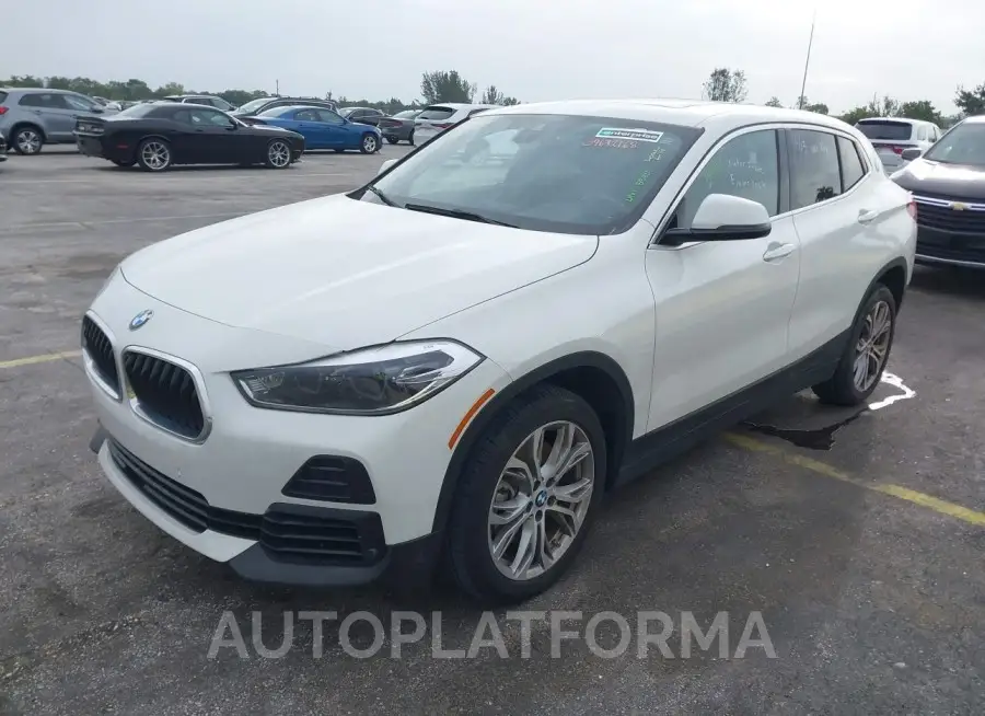 BMW X2 2022 vin WBXYH9C03N5U28427 from auto auction Iaai