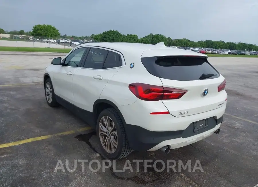 BMW X2 2022 vin WBXYH9C03N5U28427 from auto auction Iaai