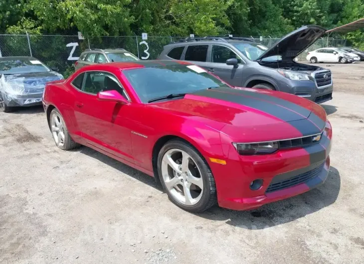 CHEVROLET CAMARO 2015 vin 2G1FD1E38F9277266 from auto auction Iaai