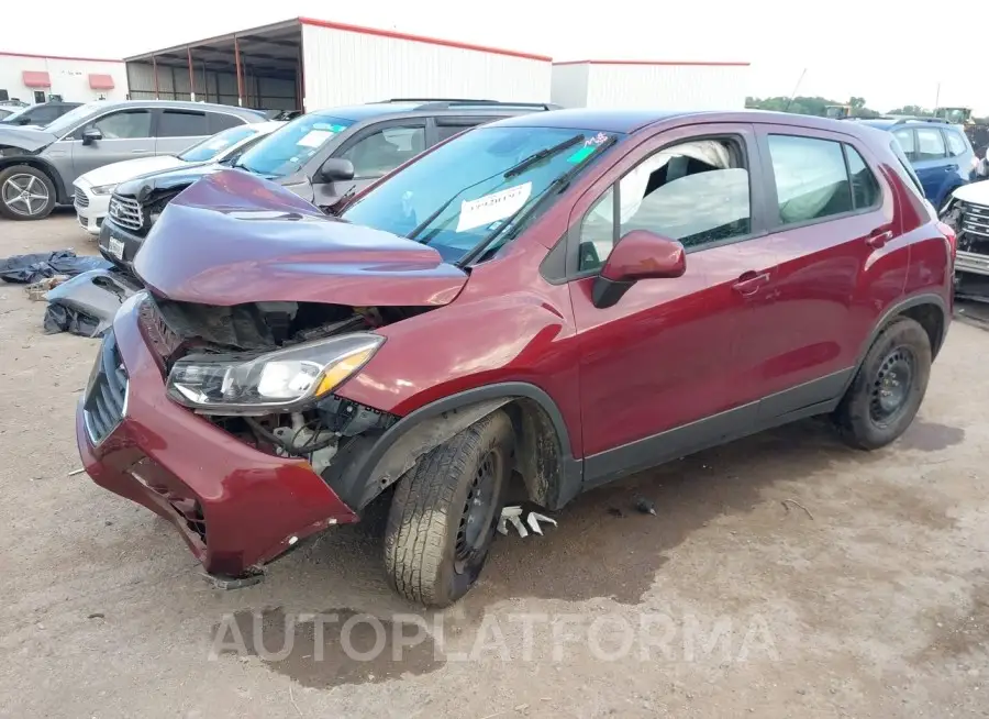 CHEVROLET TRAX 2017 vin 3GNCJKSB7HL198781 from auto auction Iaai