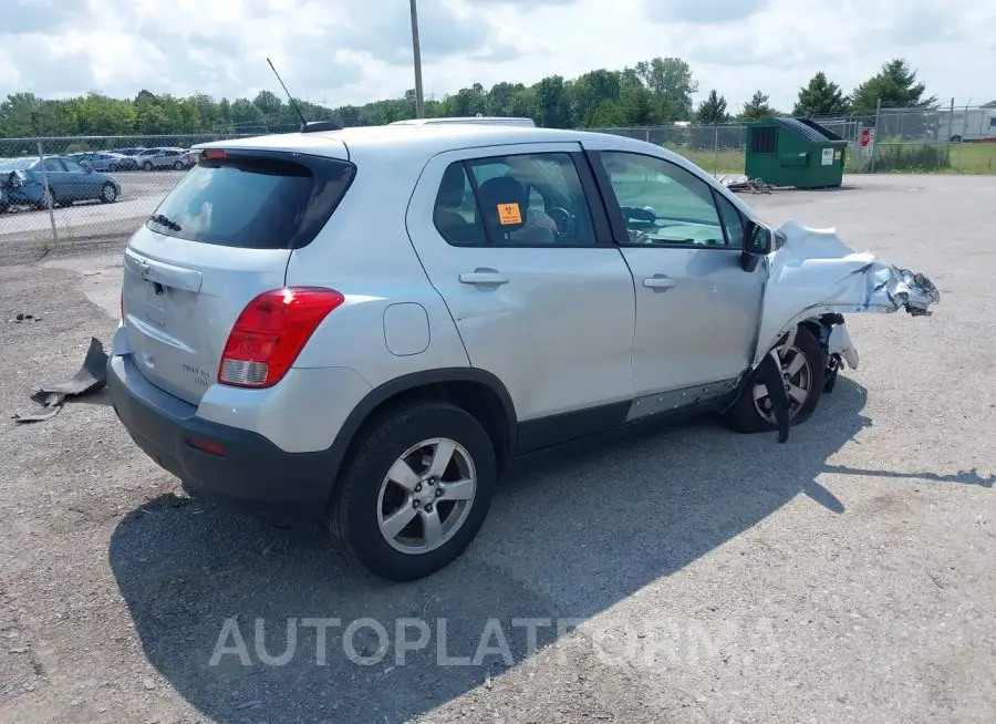 CHEVROLET TRAX 2016 vin KL7CJNSB0GB607601 from auto auction Iaai