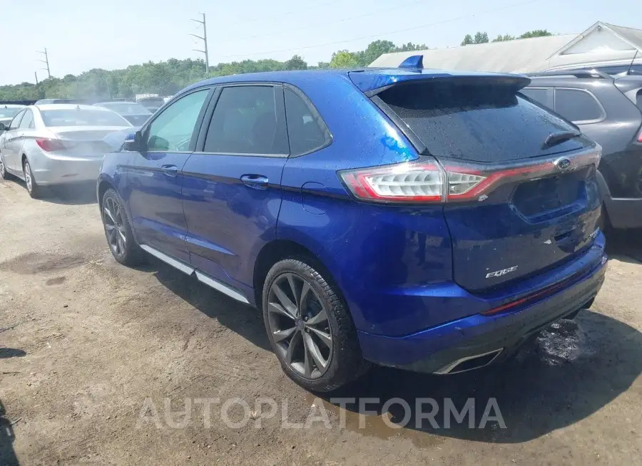 FORD EDGE 2015 vin 2FMTK4AP4FBB63294 from auto auction Iaai