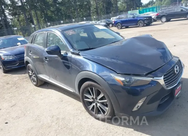 MAZDA CX-3 2016 vin JM1DKBD76G0122323 from auto auction Iaai