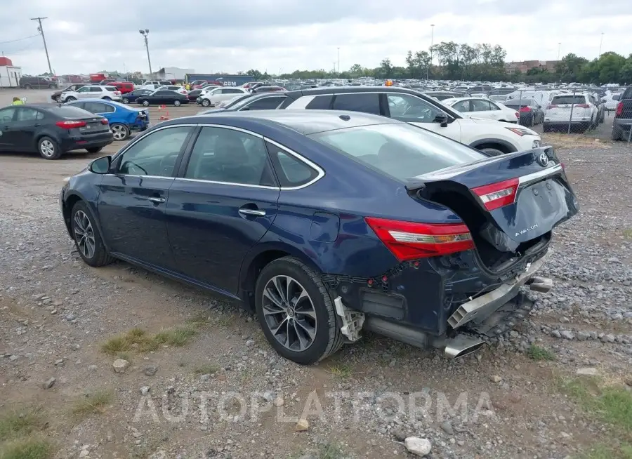 TOYOTA AVALON 2017 vin 4T1BK1EB3HU247919 from auto auction Iaai