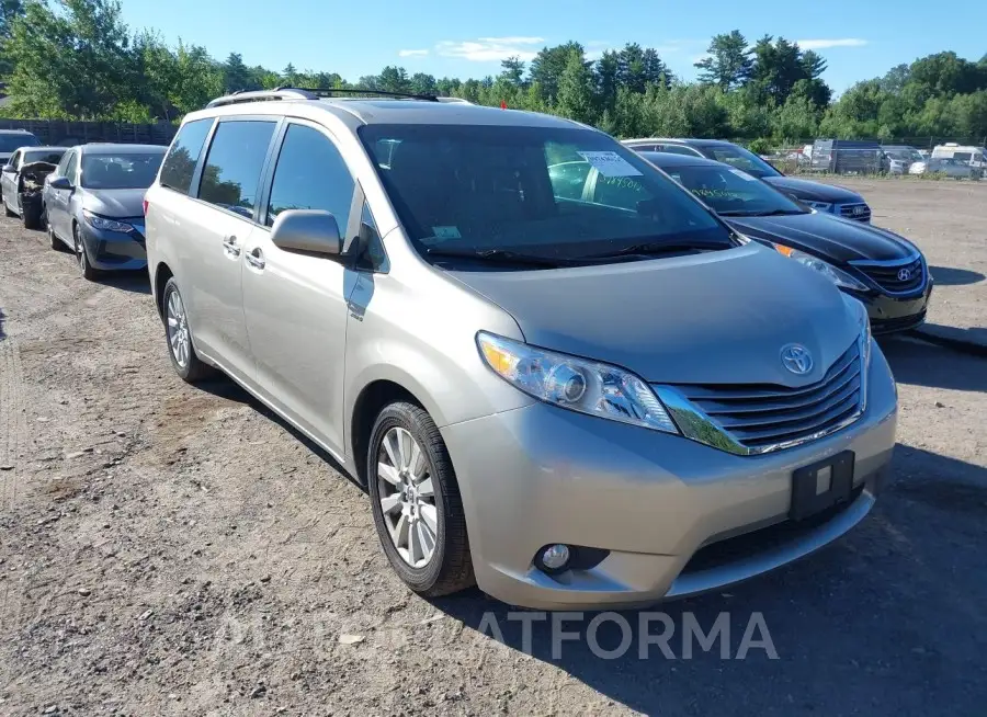 TOYOTA SIENNA 2017 vin 5TDDZ3DC5HS183322 from auto auction Iaai