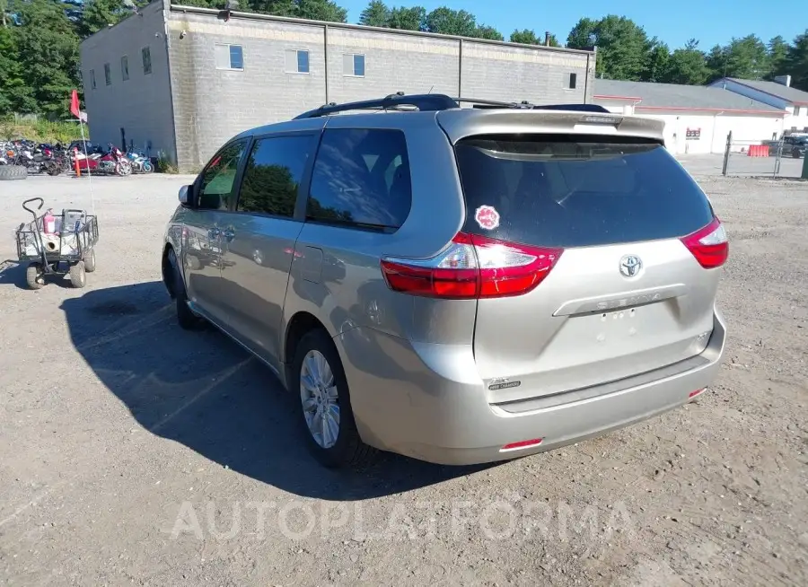 TOYOTA SIENNA 2017 vin 5TDDZ3DC5HS183322 from auto auction Iaai