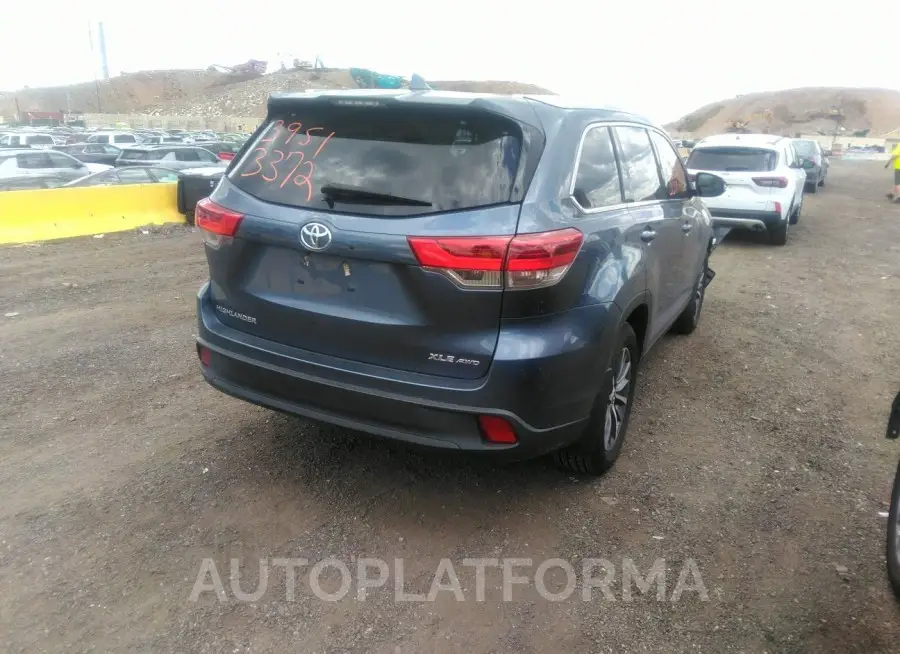 TOYOTA HIGHLANDER 2019 vin 5TDJZRFH1KS739616 from auto auction Iaai