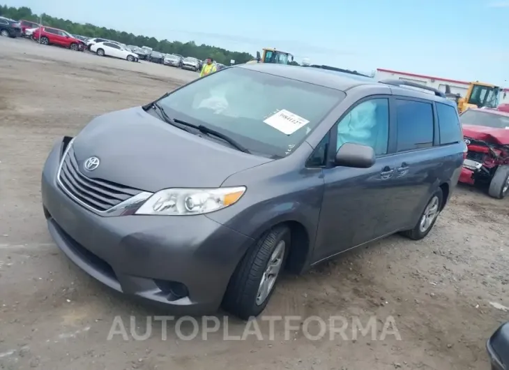 TOYOTA SIENNA 2017 vin 5TDKZ3DC4HS871934 from auto auction Iaai