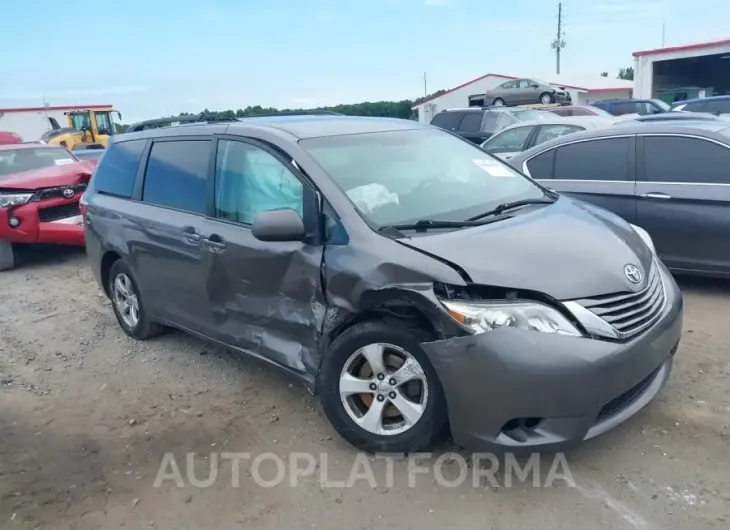 TOYOTA SIENNA 2017 vin 5TDKZ3DC4HS871934 from auto auction Iaai