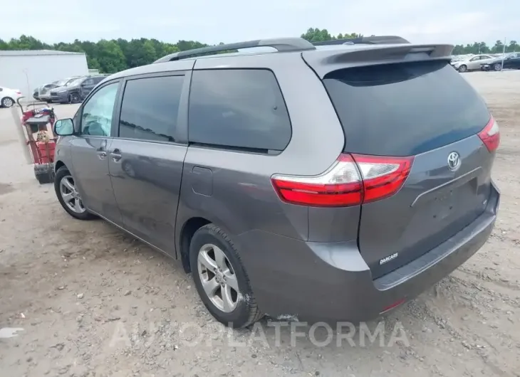 TOYOTA SIENNA 2017 vin 5TDKZ3DC4HS871934 from auto auction Iaai