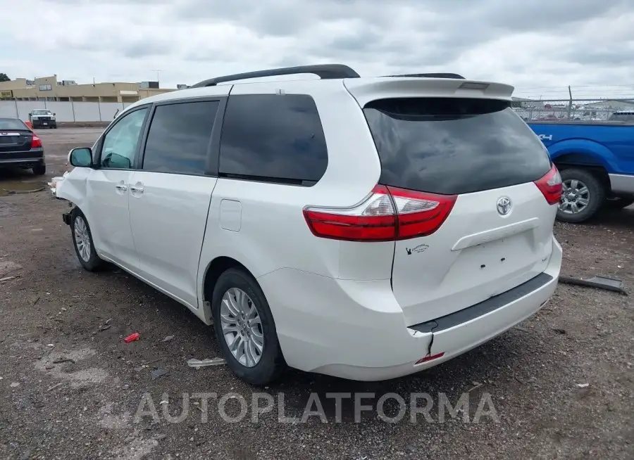 TOYOTA SIENNA 2017 vin 5TDYZ3DC8HS843323 from auto auction Iaai