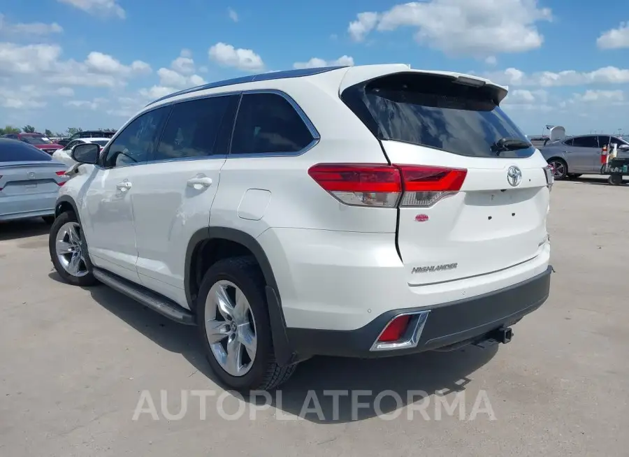 TOYOTA HIGHLANDER 2019 vin 5TDYZRFH1KS349260 from auto auction Iaai