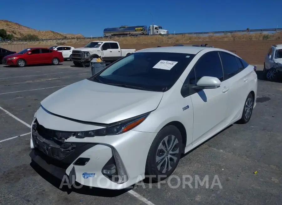 TOYOTA PRIUS PRIME 2021 vin JTDKAMFP8M3182407 from auto auction Iaai