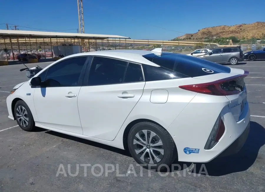 TOYOTA PRIUS PRIME 2021 vin JTDKAMFP8M3182407 from auto auction Iaai