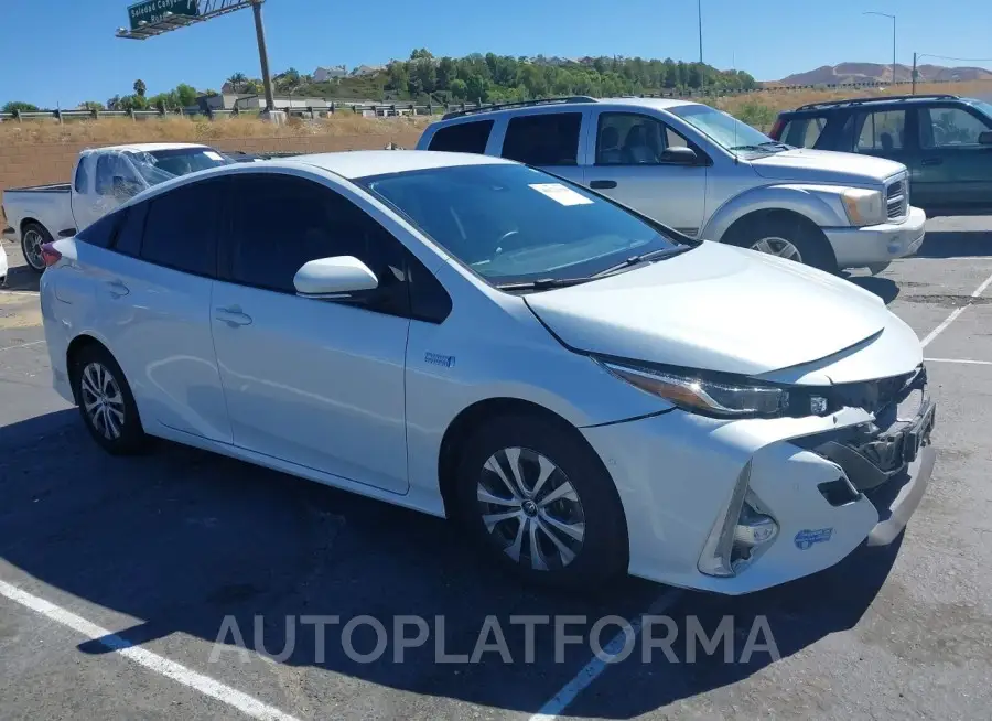 TOYOTA PRIUS PRIME 2021 vin JTDKAMFP8M3182407 from auto auction Iaai