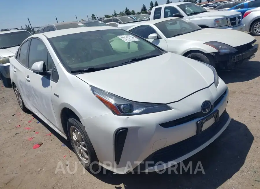 TOYOTA PRIUS 2020 vin JTDKARFU5L3118150 from auto auction Iaai