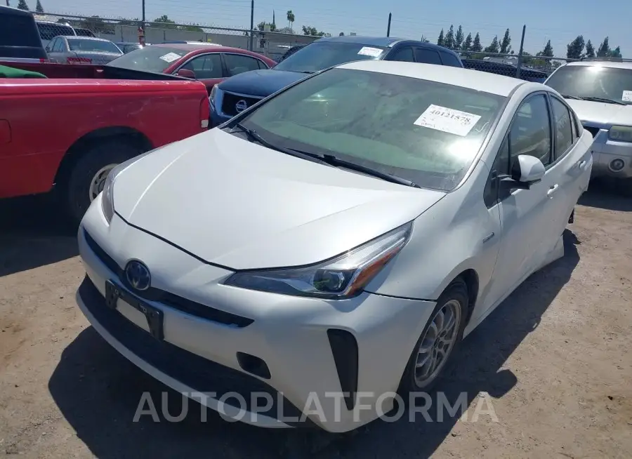 TOYOTA PRIUS 2020 vin JTDKARFU5L3118150 from auto auction Iaai