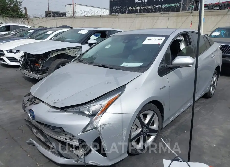 TOYOTA PRIUS 2018 vin JTDKARFU8J3059821 from auto auction Iaai