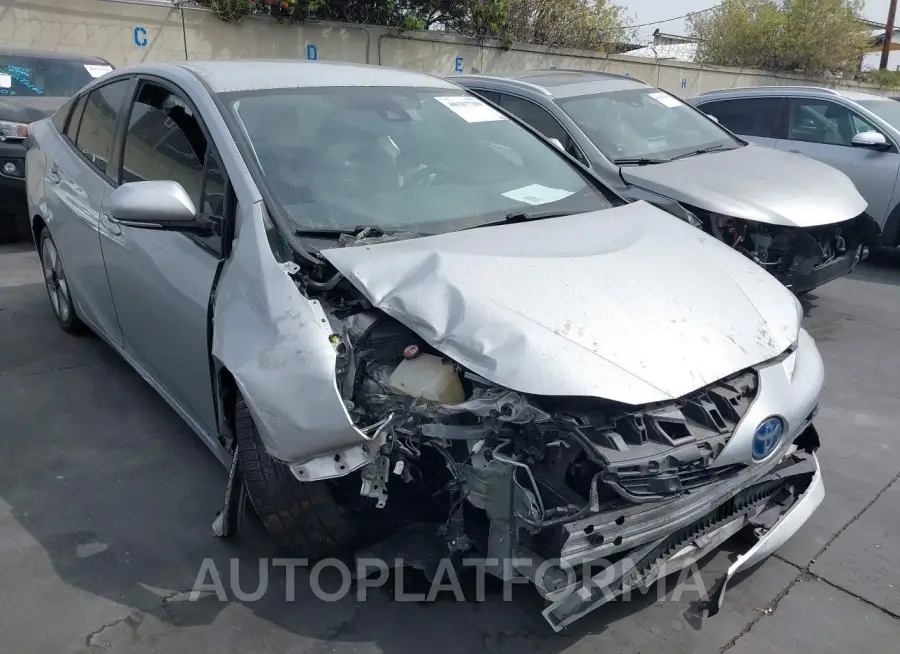 TOYOTA PRIUS 2018 vin JTDKARFU8J3059821 from auto auction Iaai