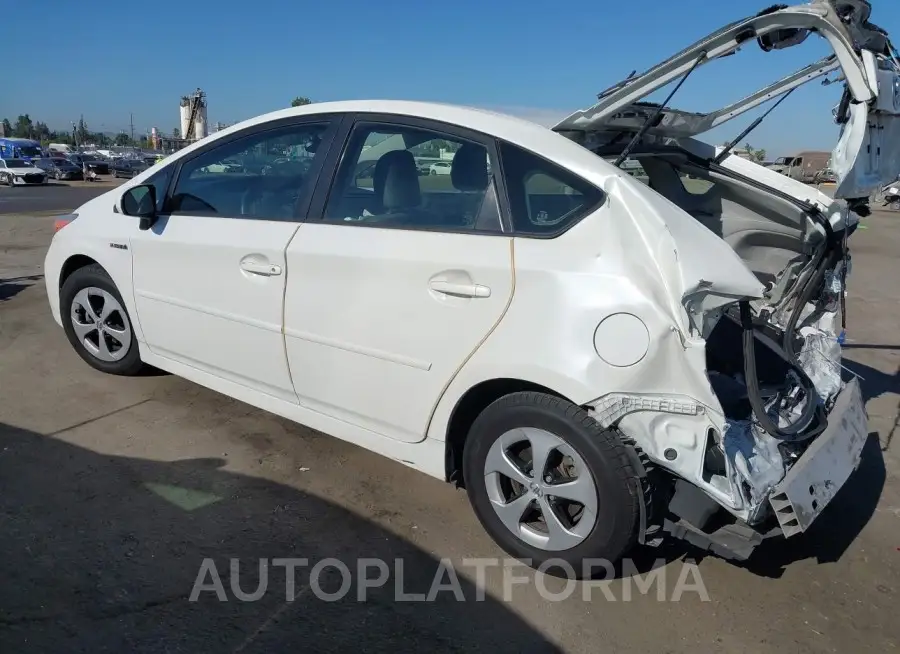 TOYOTA PRIUS 2015 vin JTDKN3DU5F0446694 from auto auction Iaai