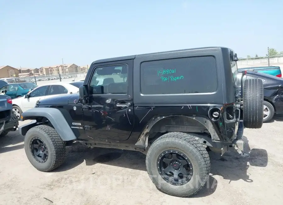 JEEP WRANGLER 2015 vin 1C4AJWAG1FL555157 from auto auction Iaai