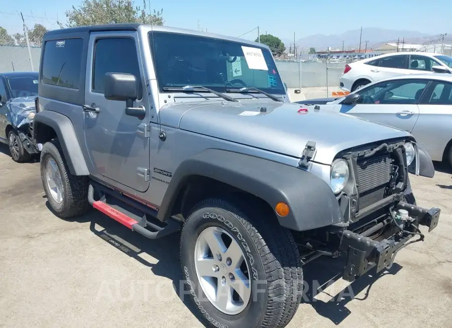 JEEP WRANGLER JK 2018 vin 1C4GJWAG8JL931243 from auto auction Iaai