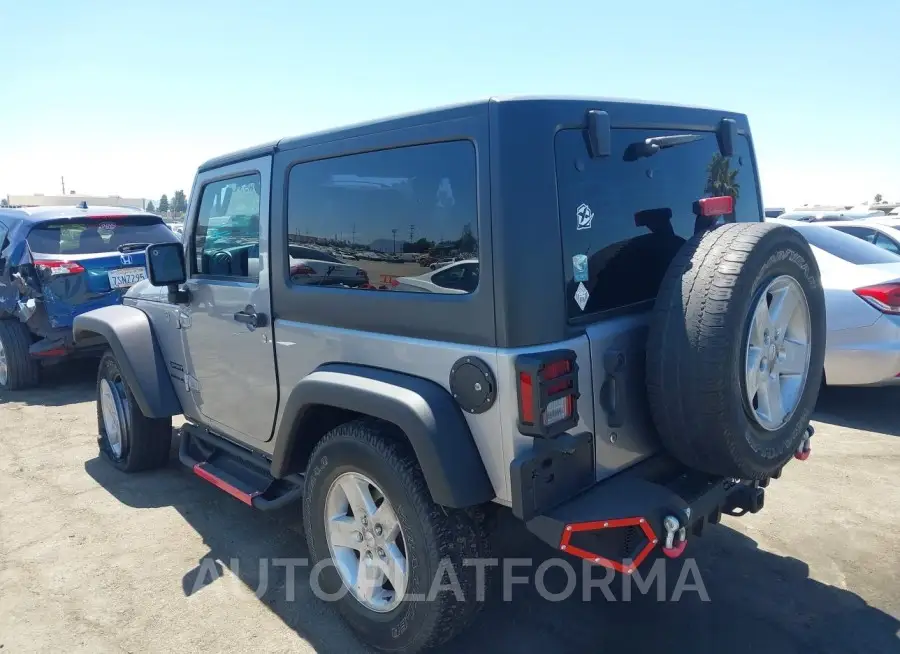 JEEP WRANGLER JK 2018 vin 1C4GJWAG8JL931243 from auto auction Iaai