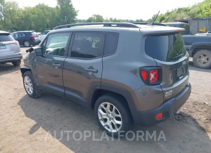 JEEP RENEGADE 2017 vin ZACCJBBB6HPF96466 from auto auction Iaai