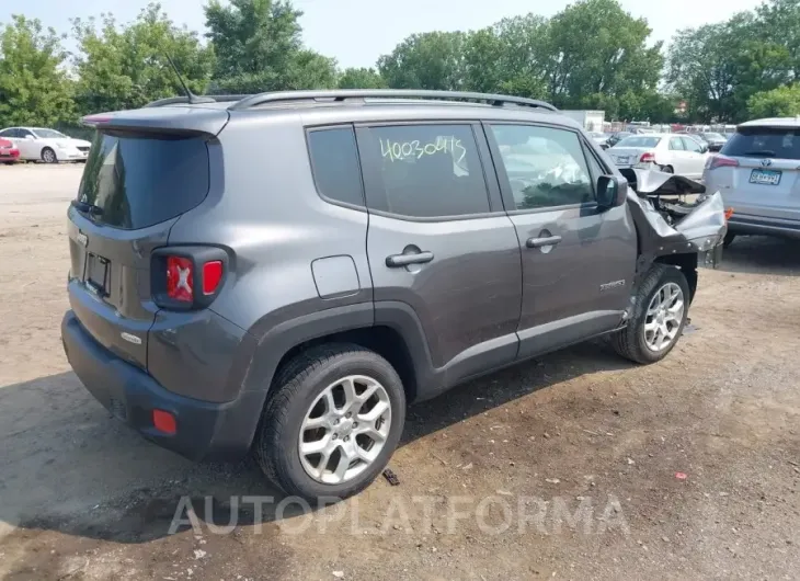 JEEP RENEGADE 2017 vin ZACCJBBB6HPF96466 from auto auction Iaai