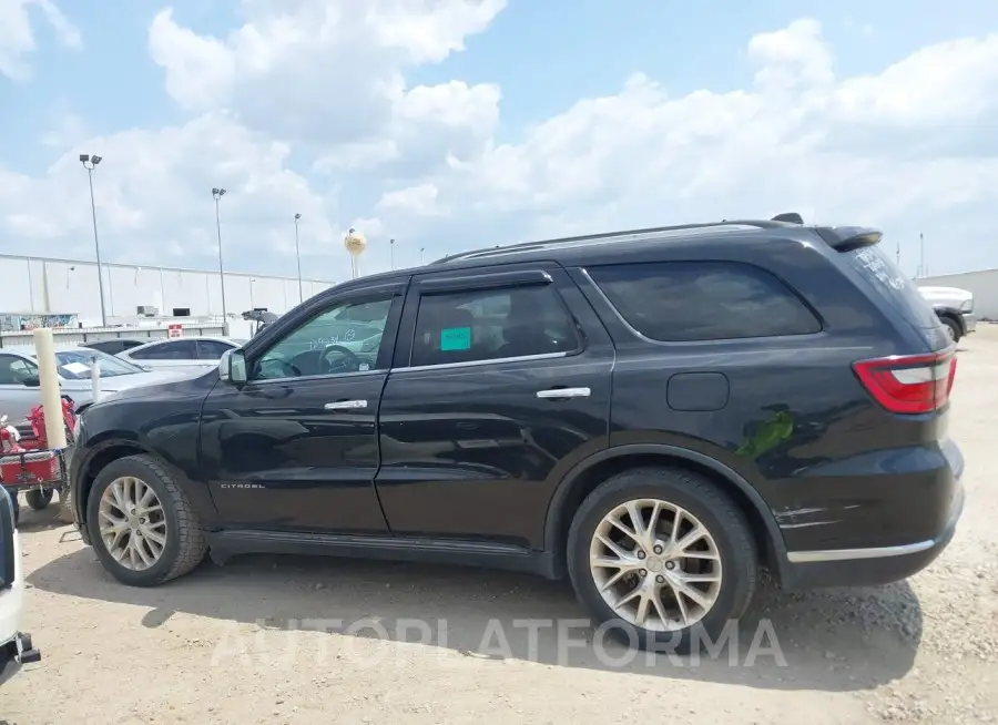 DODGE DURANGO 2015 vin 1C4RDHEG9FC729234 from auto auction Iaai