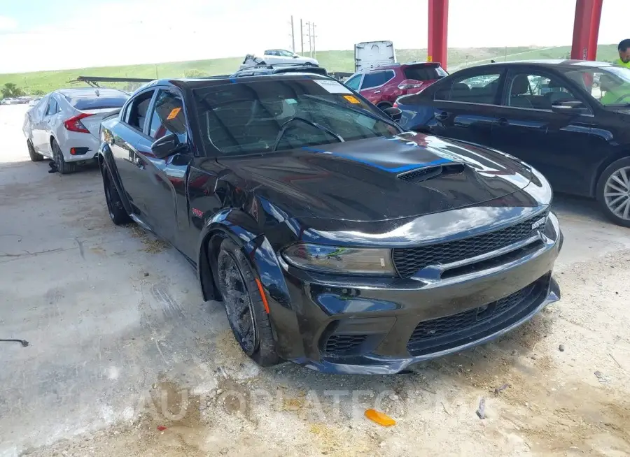 DODGE CHARGER 2023 vin 2C3CDXGJ0PH678458 from auto auction Iaai