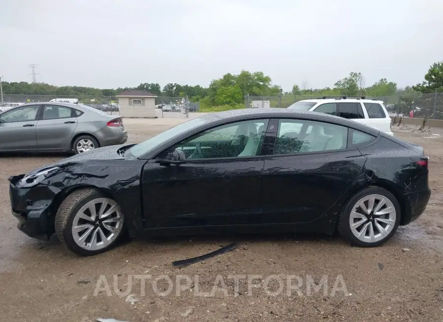 TESLA MODEL 3 2021 vin 5YJ3E1EB6MF032683 from auto auction Iaai