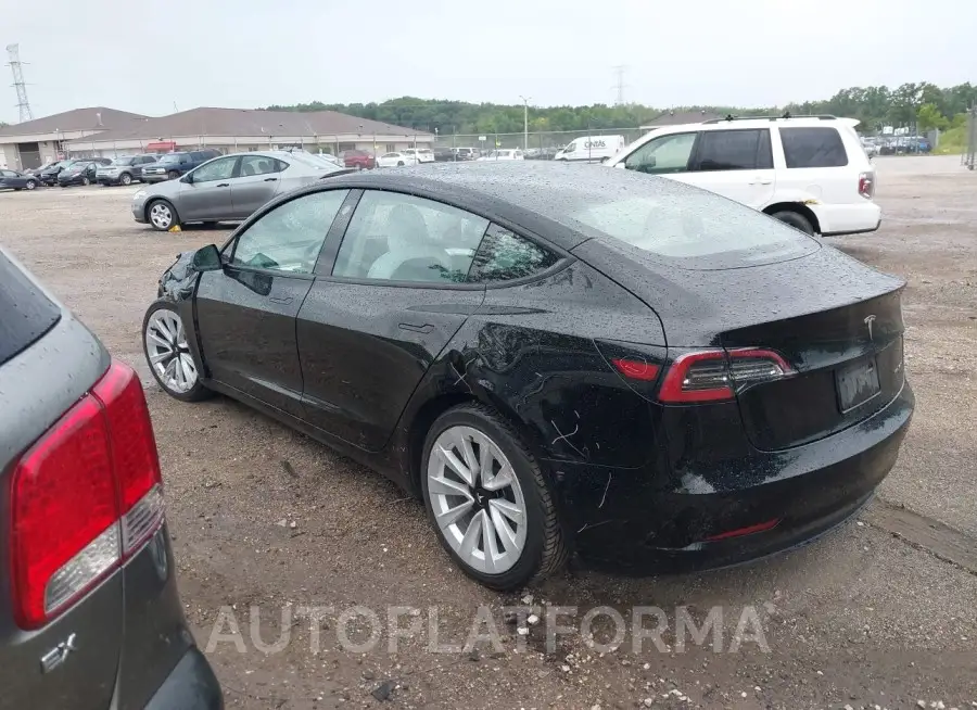 TESLA MODEL 3 2021 vin 5YJ3E1EB6MF032683 from auto auction Iaai