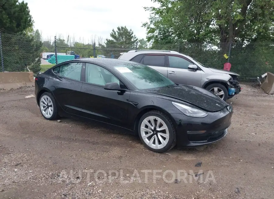 TESLA MODEL 3 2021 vin 5YJ3E1EB6MF032683 from auto auction Iaai