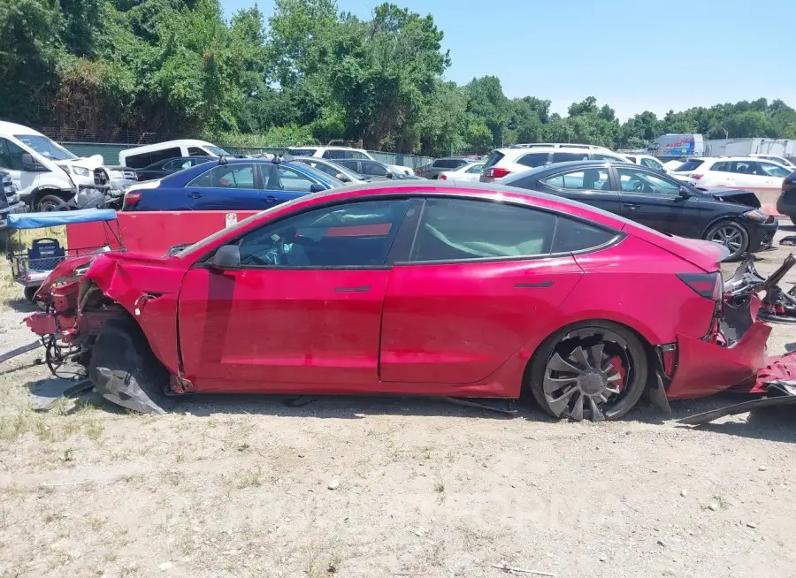 TESLA MODEL 3 2023 vin 5YJ3E1EC2PF628242 from auto auction Iaai