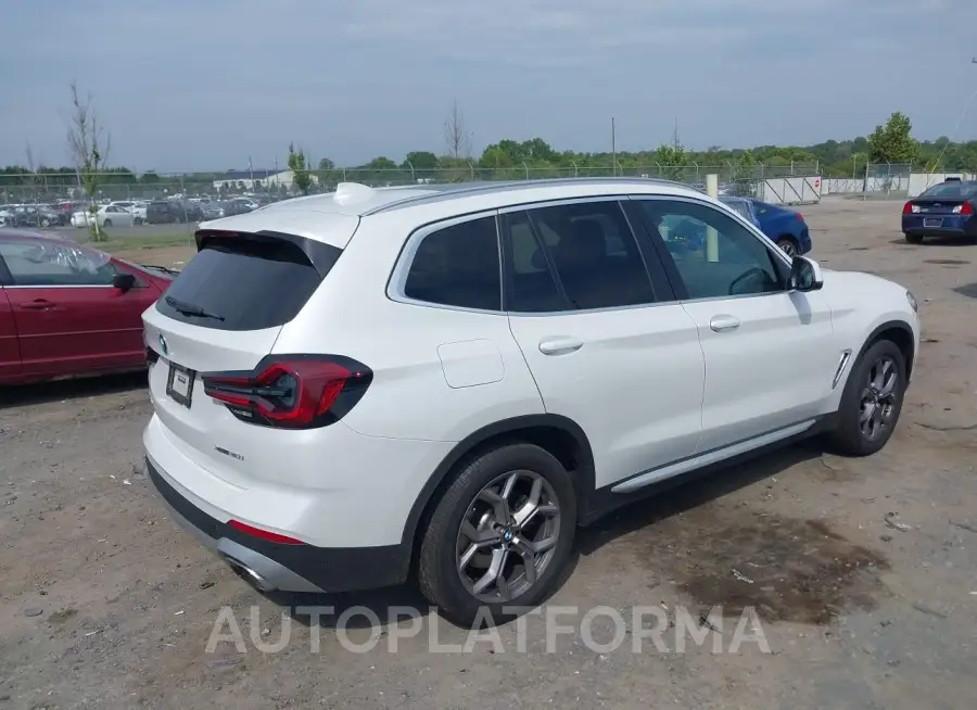 BMW X3 2022 vin 5UX53DP0XN9N42072 from auto auction Iaai