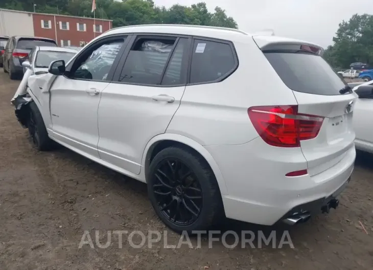 BMW X3 2016 vin 5UXWX7C51G0R18113 from auto auction Iaai