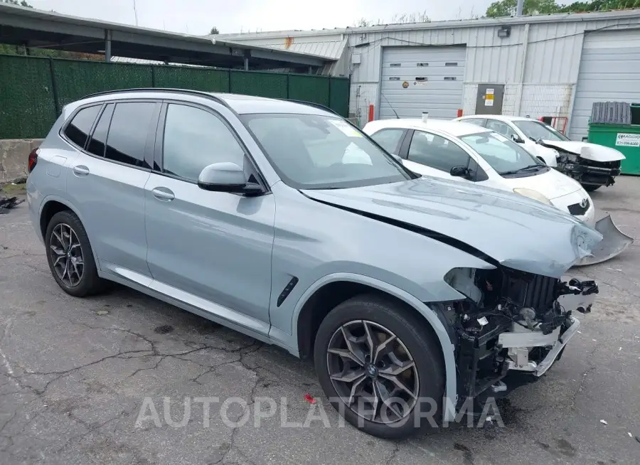 BMW X3 2022 vin WBX57DP0XNN186416 from auto auction Iaai