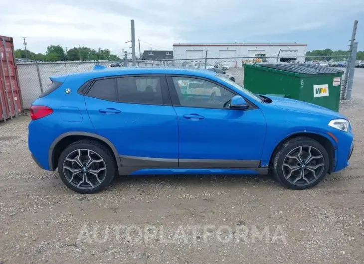 BMW X2 2018 vin WBXYJ5C3XJEF72755 from auto auction Iaai