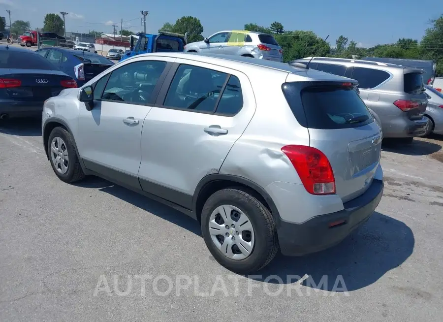 CHEVROLET TRAX 2016 vin 3GNCJKSB9GL273656 from auto auction Iaai