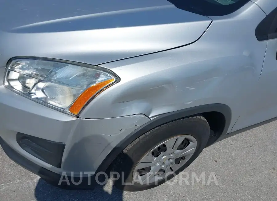 CHEVROLET TRAX 2016 vin 3GNCJKSB9GL273656 from auto auction Iaai