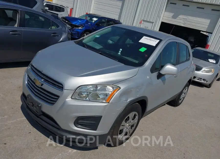 CHEVROLET TRAX 2016 vin 3GNCJKSB9GL273656 from auto auction Iaai