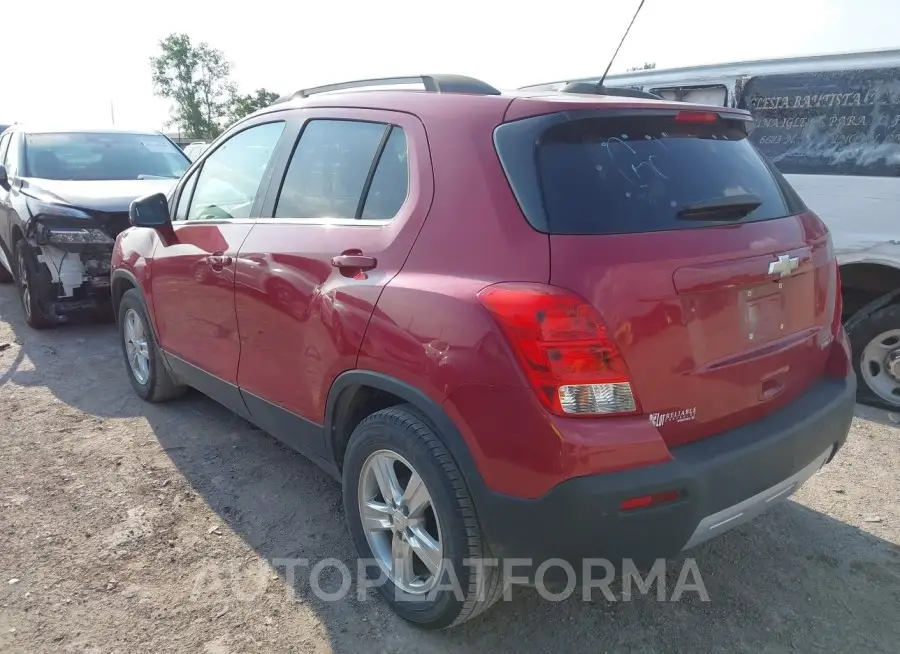 CHEVROLET TRAX 2015 vin KL7CJLSB1FB074127 from auto auction Iaai