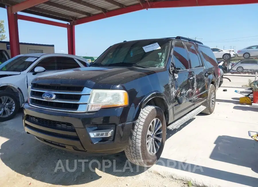 FORD EXPEDITION EL 2016 vin 1FMJK1HTXGEF17642 from auto auction Iaai